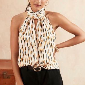 Banana Republic Halter Top brand new size L petite